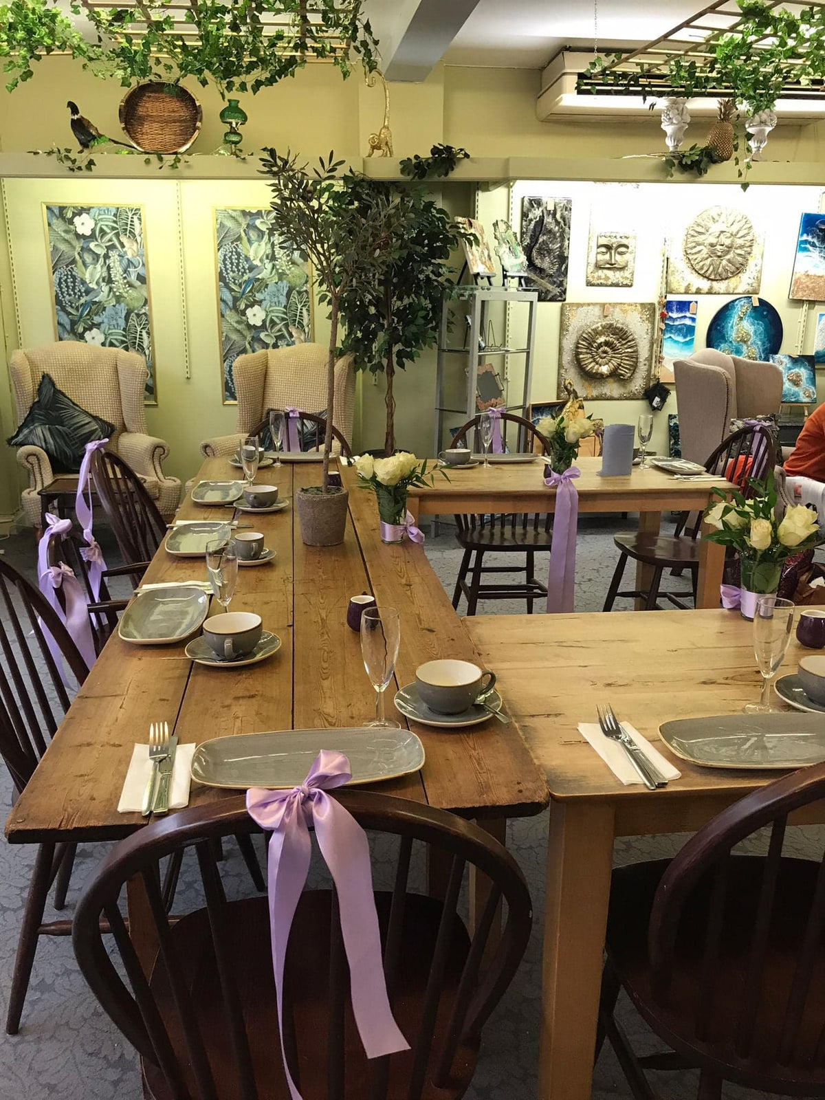 Celebrate your special occasion in our beautiful, relaxing café! The